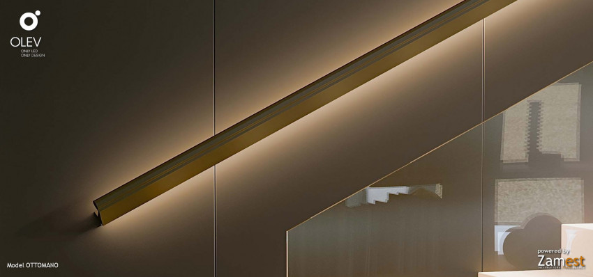 Ottomano, the new unique and surprising luminous handrail